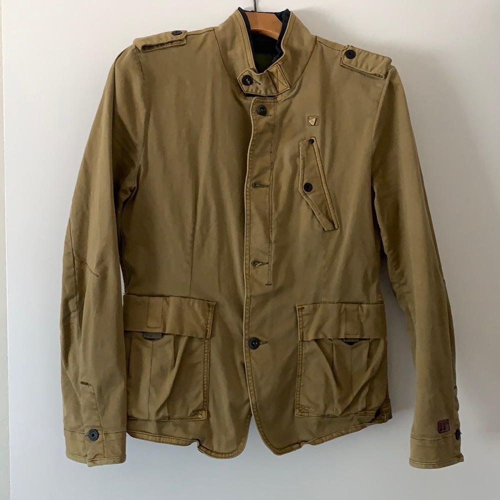 G-Star large denim jacket in tan.